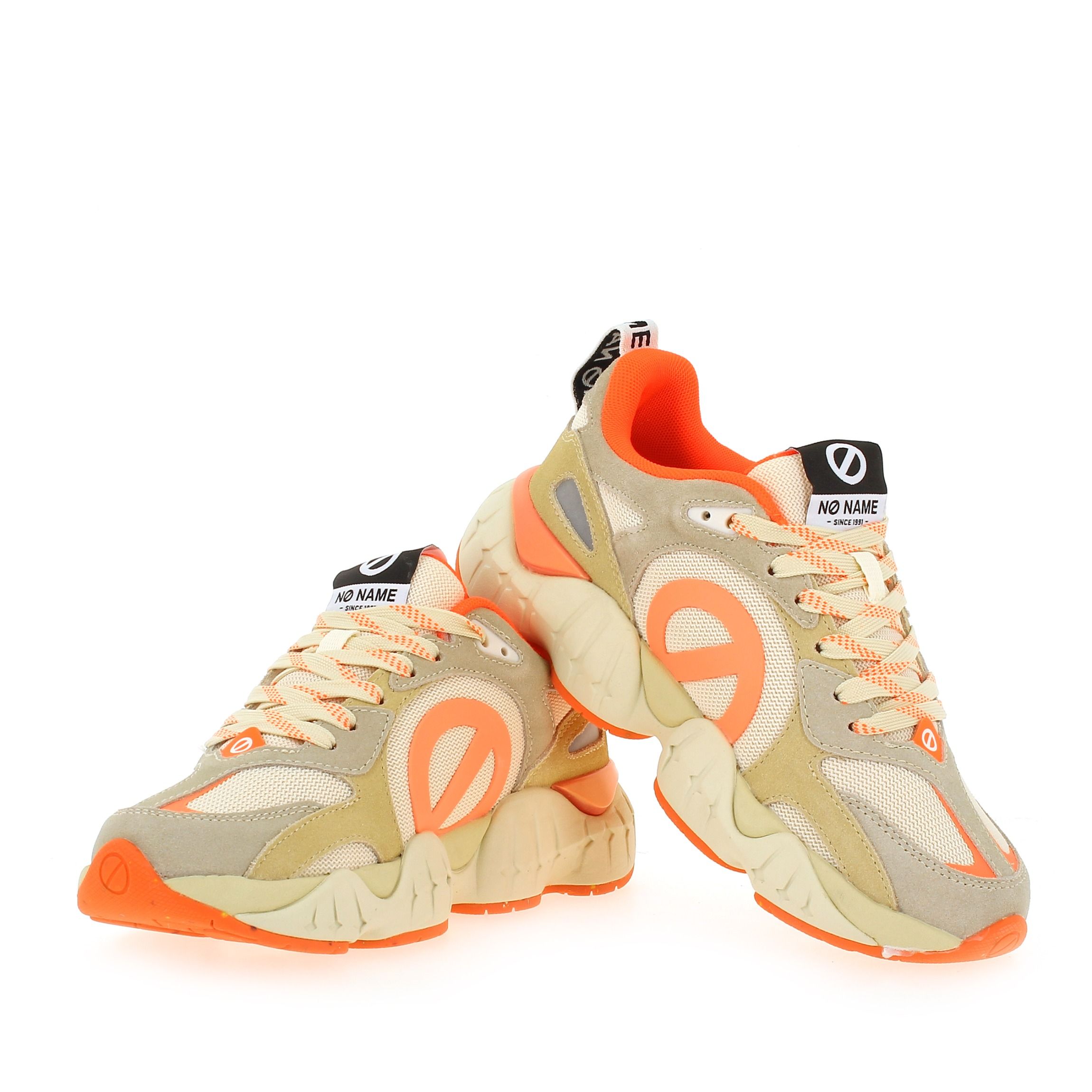 No Name  KRAZEE RUNNER - Beige Orange