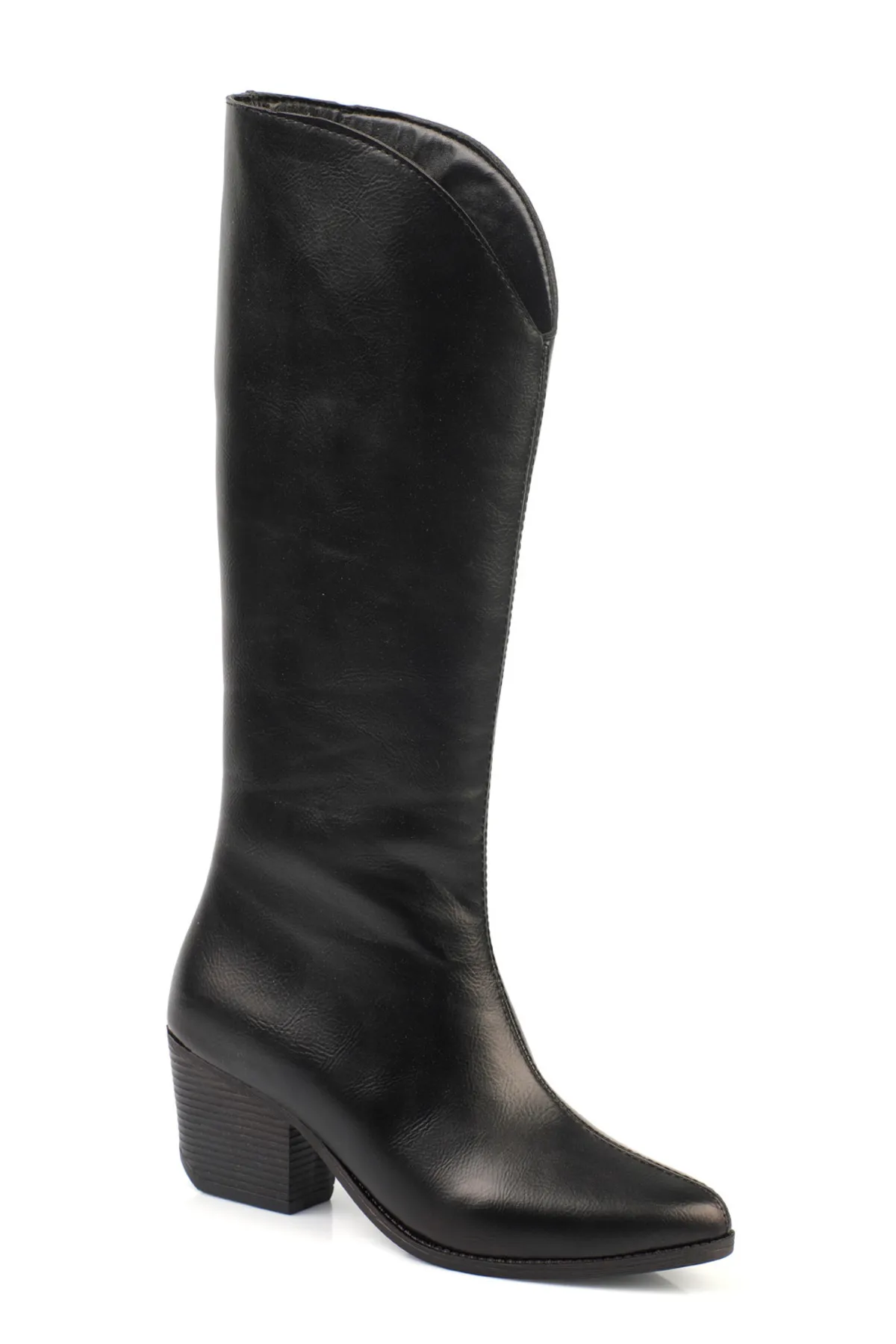 Capone Outfitters  Lange Cowboystiefel mit spitzer Zehenpartie