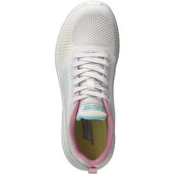 Skechers Bobs Squad Chaos Color Crush in weiß