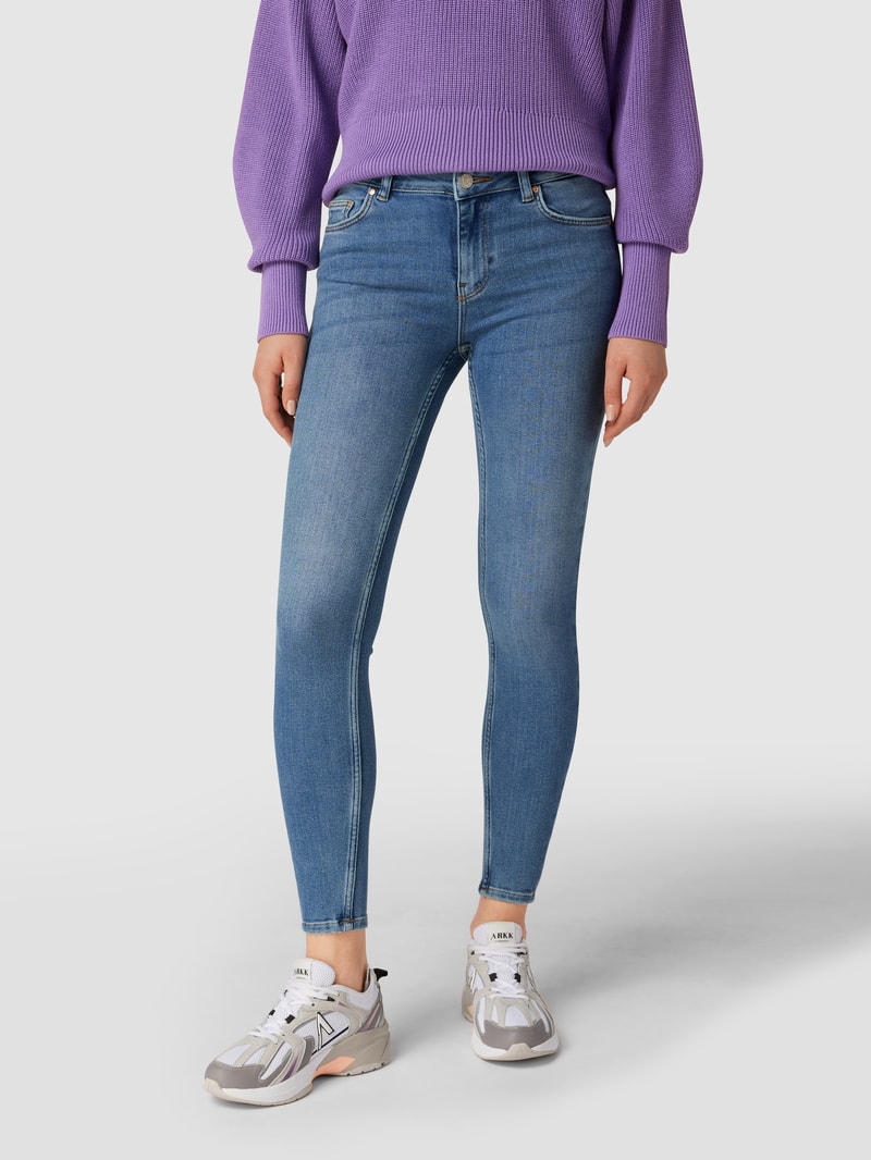Skinny Fit Jeans mit Stretch-Anteil in blau