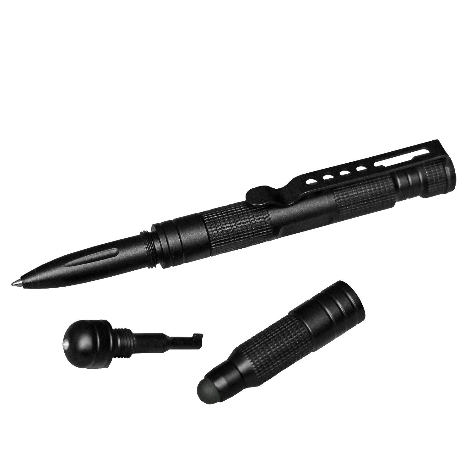 Tactical Profi Kugelschreiber schwarz