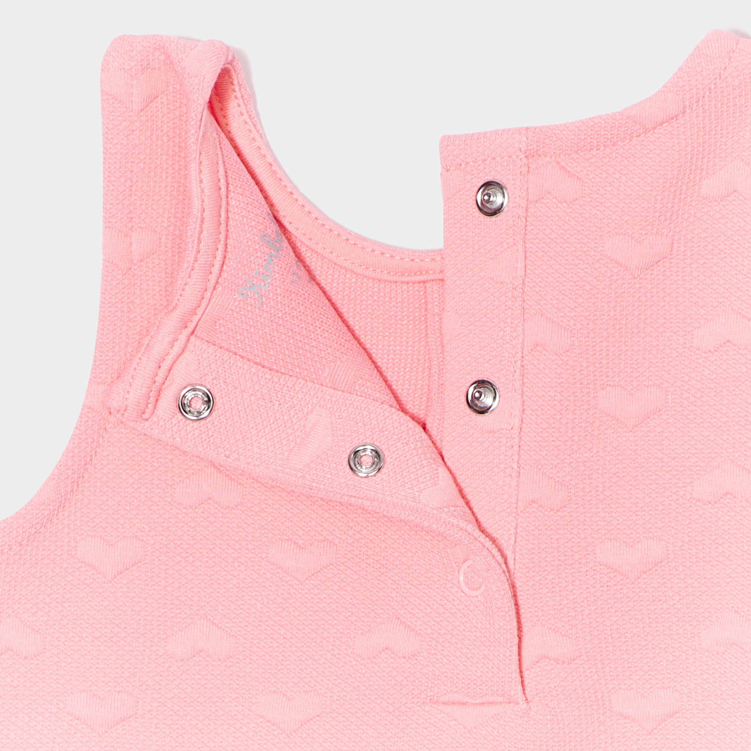 Robe trapèze sans manches rose bébé fille | La Halle