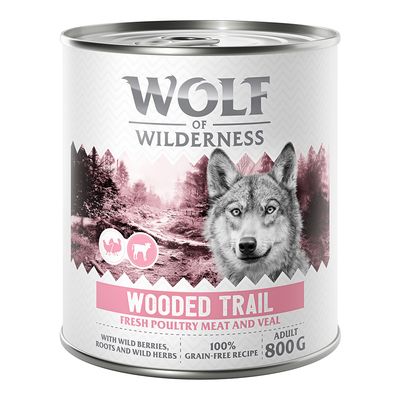 Wolf of Wilderness Adult 6 x 800 g - Mit viel frischem Geflügel