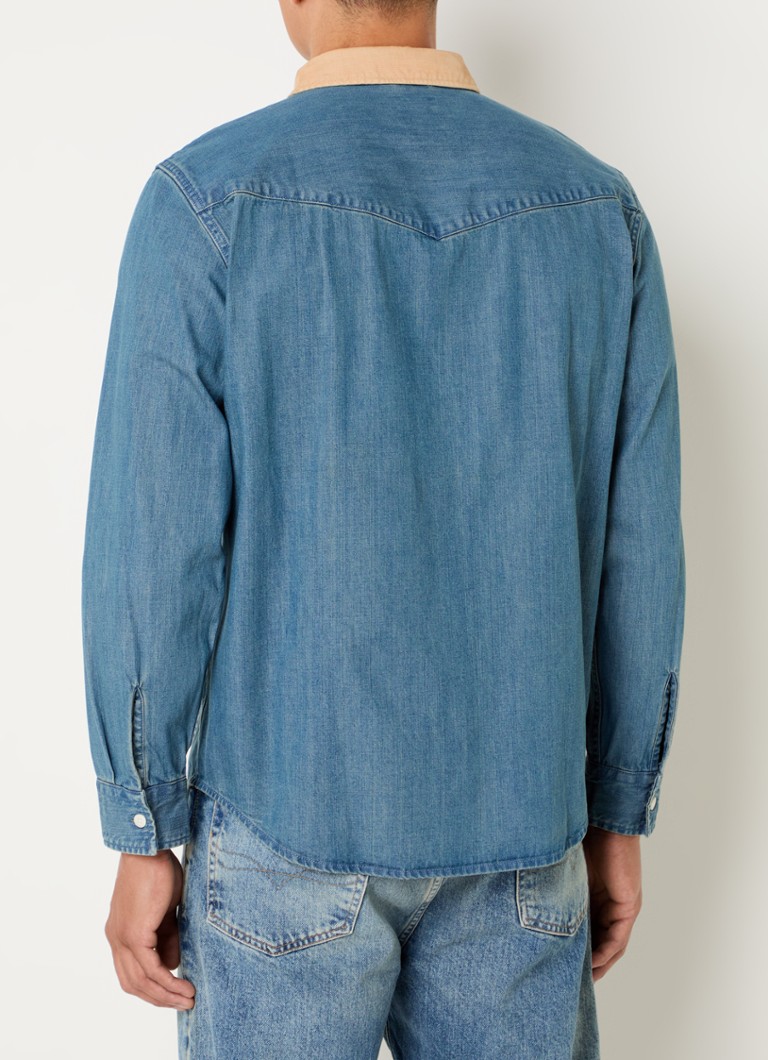 Levi's Western chambray gornja košulja regularnog kroja s džepovima na prsima