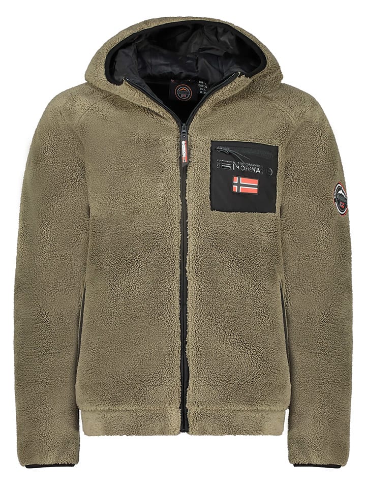 Geographical Norway Fleecejacke in Khaki günstig kaufen