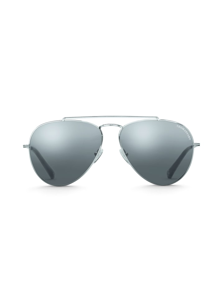 Thomas Sabo Sonnenbrille in silber, schwarz günstig kaufen onesize