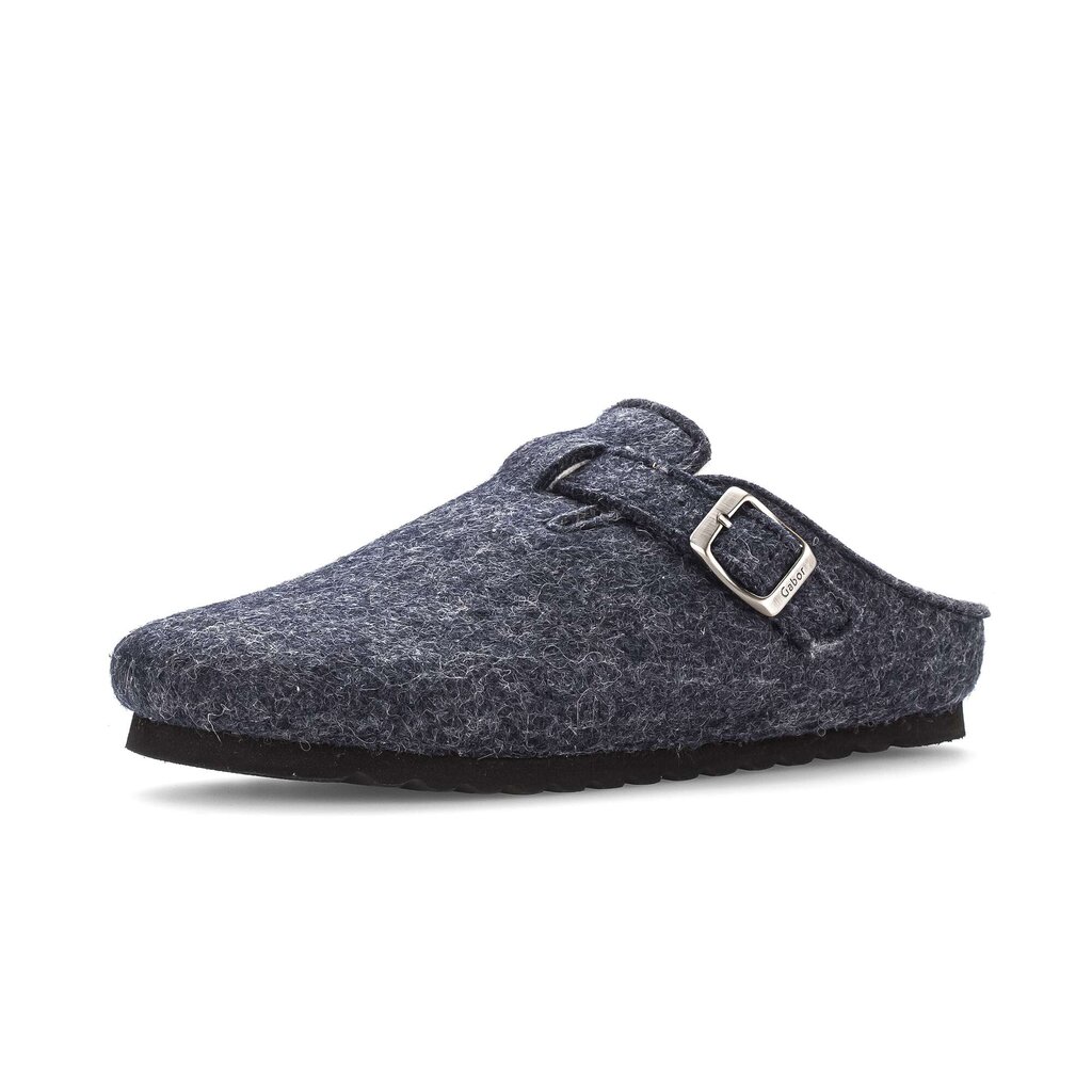 Gabor fashion Plüschhausschuh blau