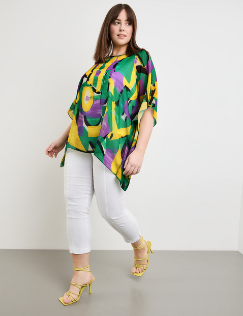 Oversized-Bluse im Lagenlook