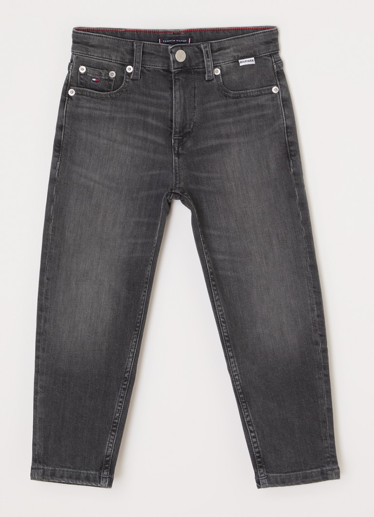 Blugi Tommy Hilfiger Archive cu croială dreaptă și imprimeu colorat distressed