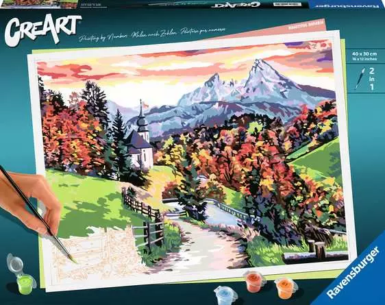 CreArt Wunderbares Bayern - Malen nach Zahlen für Erwachsene