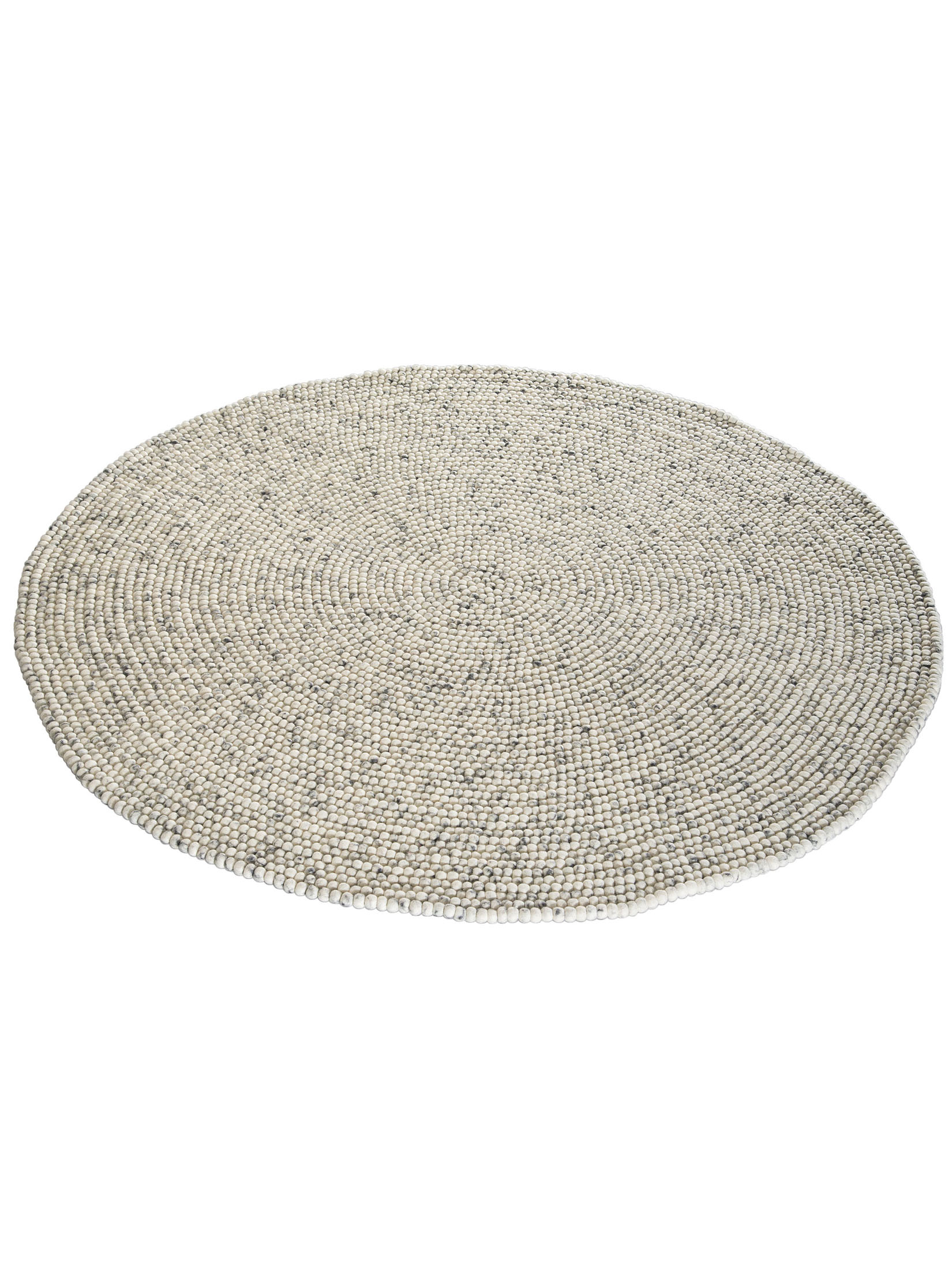 Smedby Filzkugel-Teppich, Grey Natural