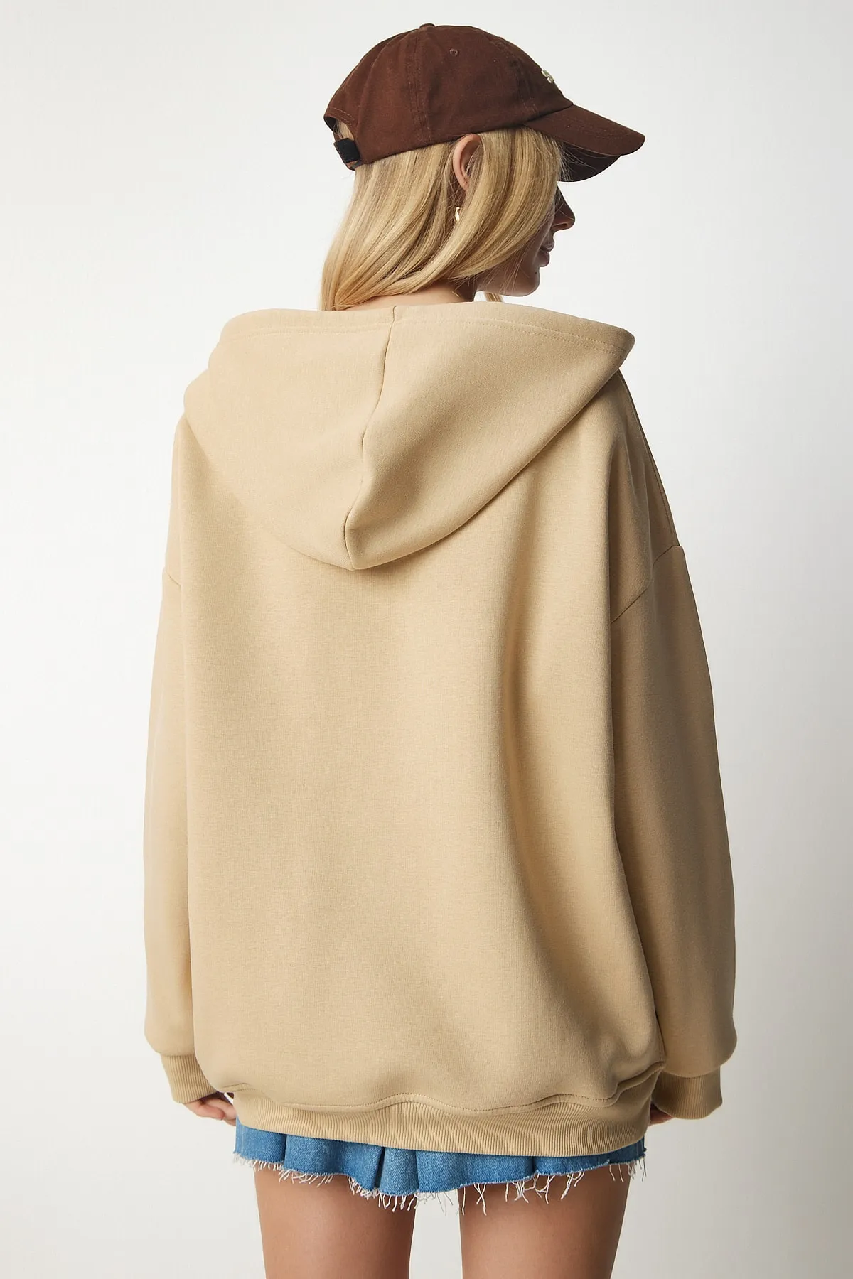 Happiness İstanbul  Sweatshirt - Braun - Oversized
