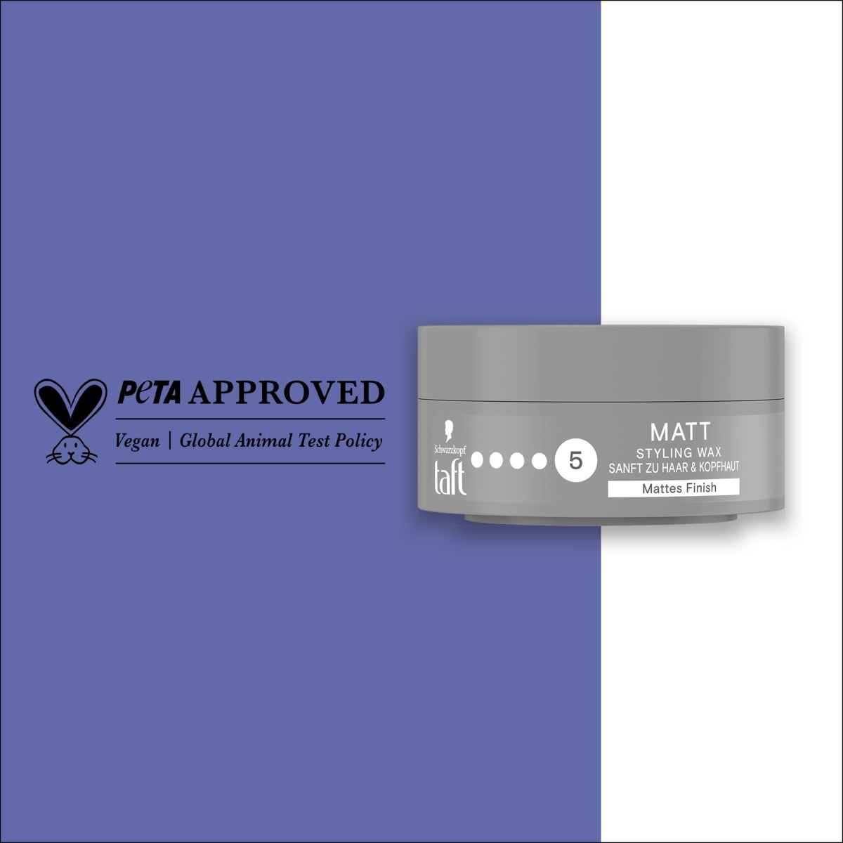 Haargel MATT WAX Halt 5, 75 ml