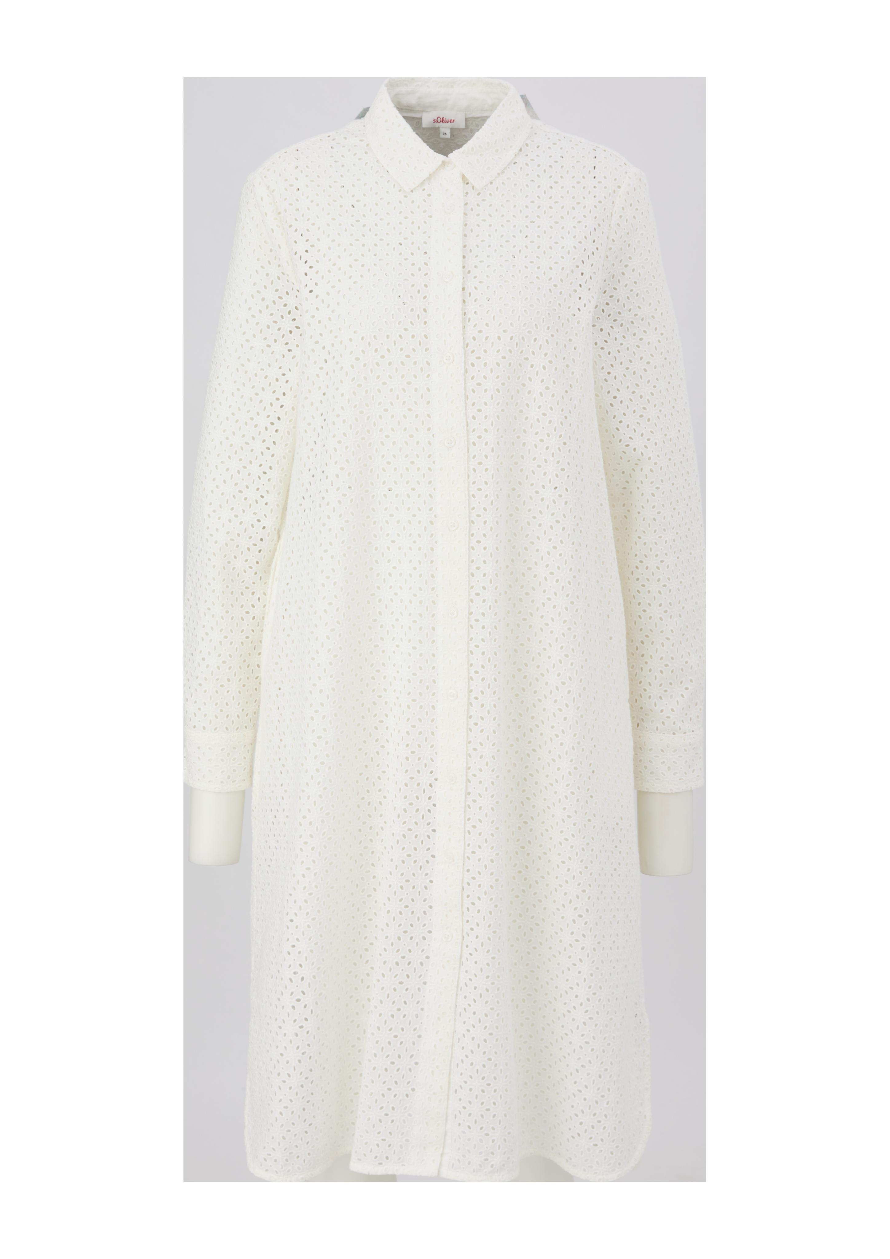 Longbluse aus Broderie Anglaise  2128354-02L4