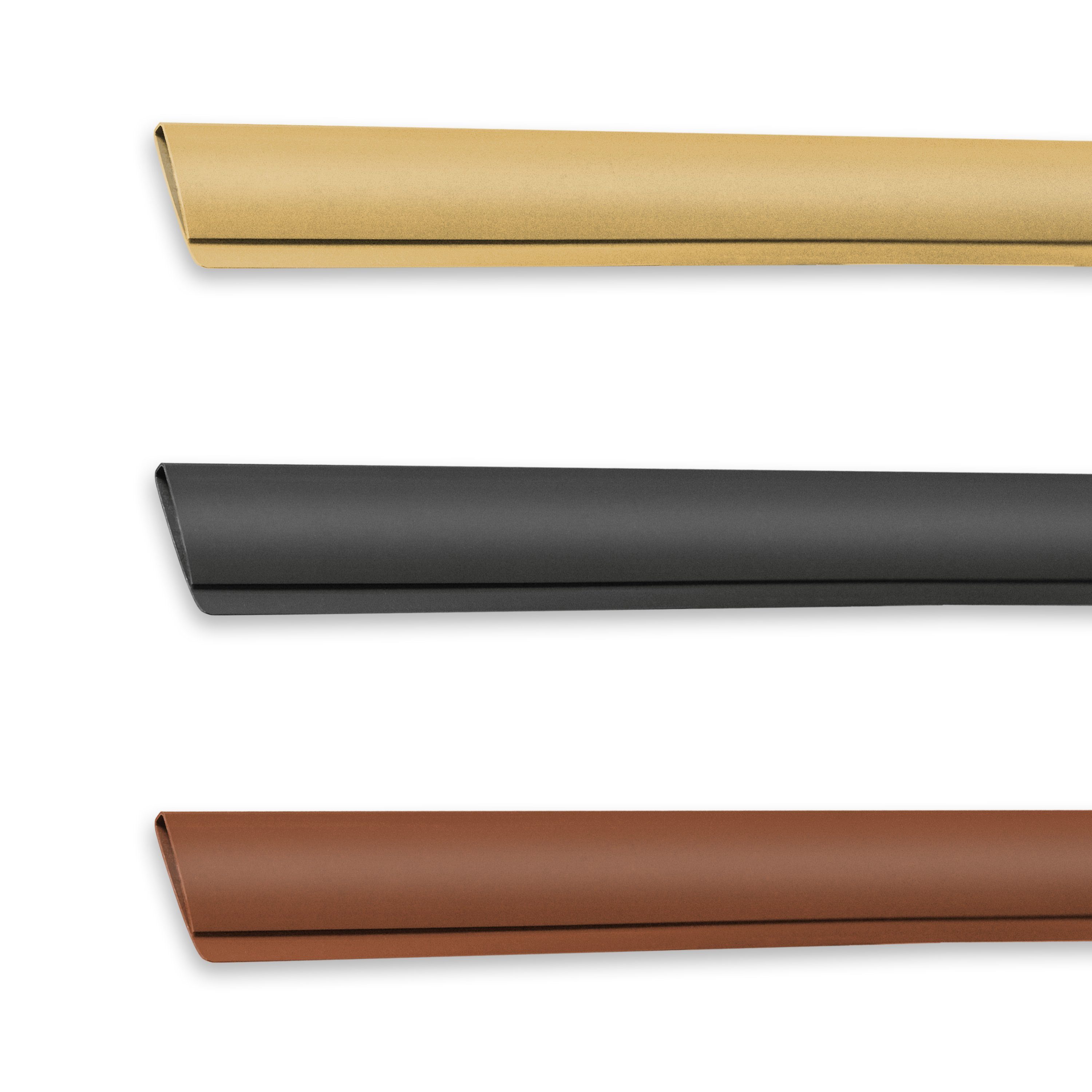 Ribelli Balkonsichtschutz PVC Abschlussleiste 200cm (2 x 100 cm)