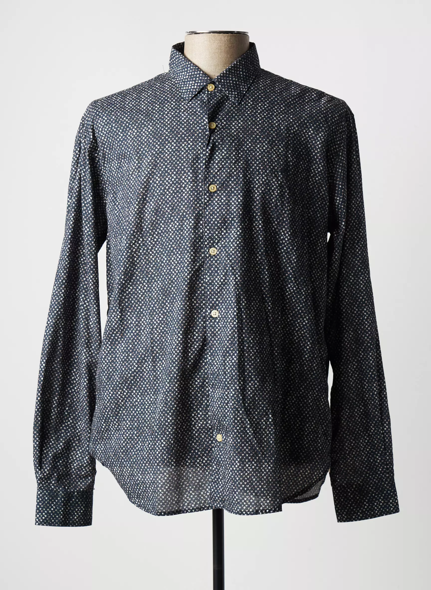 Serge Blanco Manches Longues Homme couleur gris