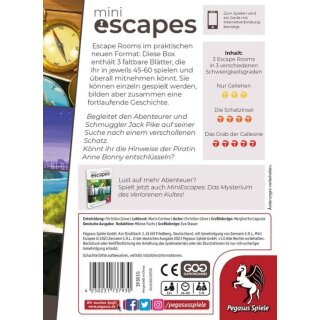 MiniEscapes – Auf den Spuren des Schatzes von Anne Bonny (DE)