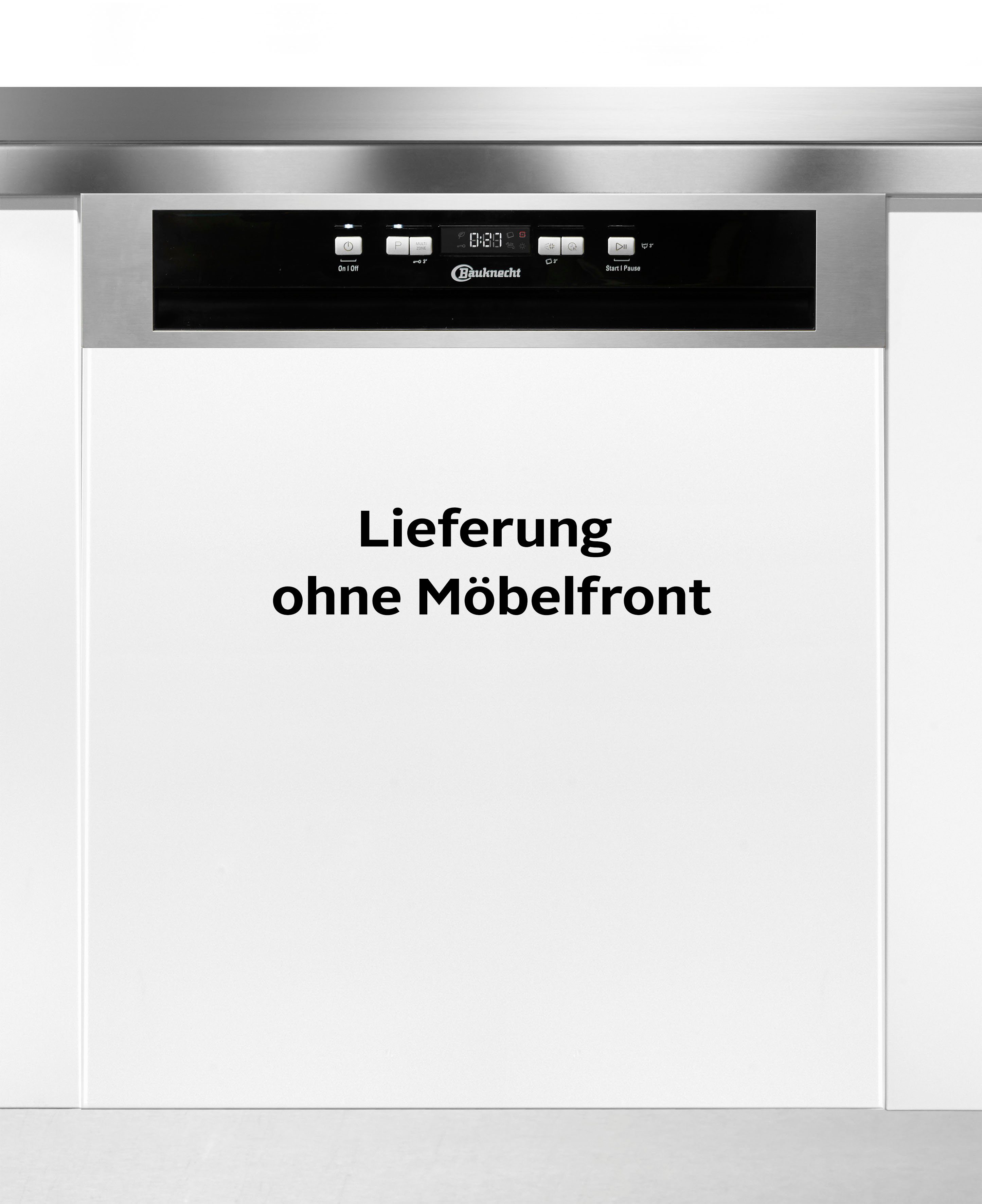 BAUKNECHT teilintegrierbarer Geschirrspüler, OBBC ECOSTAR 5320, 14 Maßgedecke