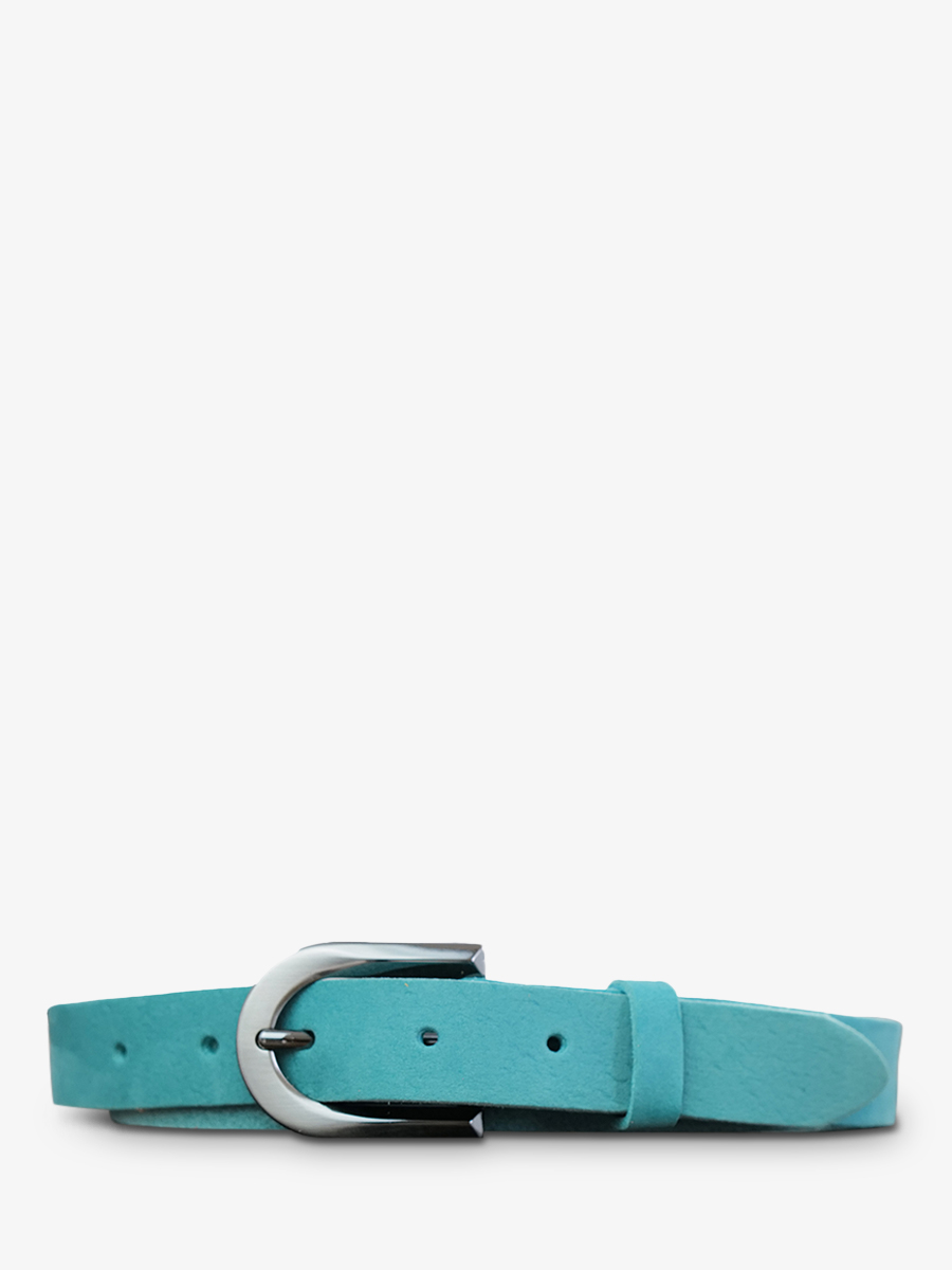 LaCeinture Magnifique Nubuck - 25mm - Turquoise