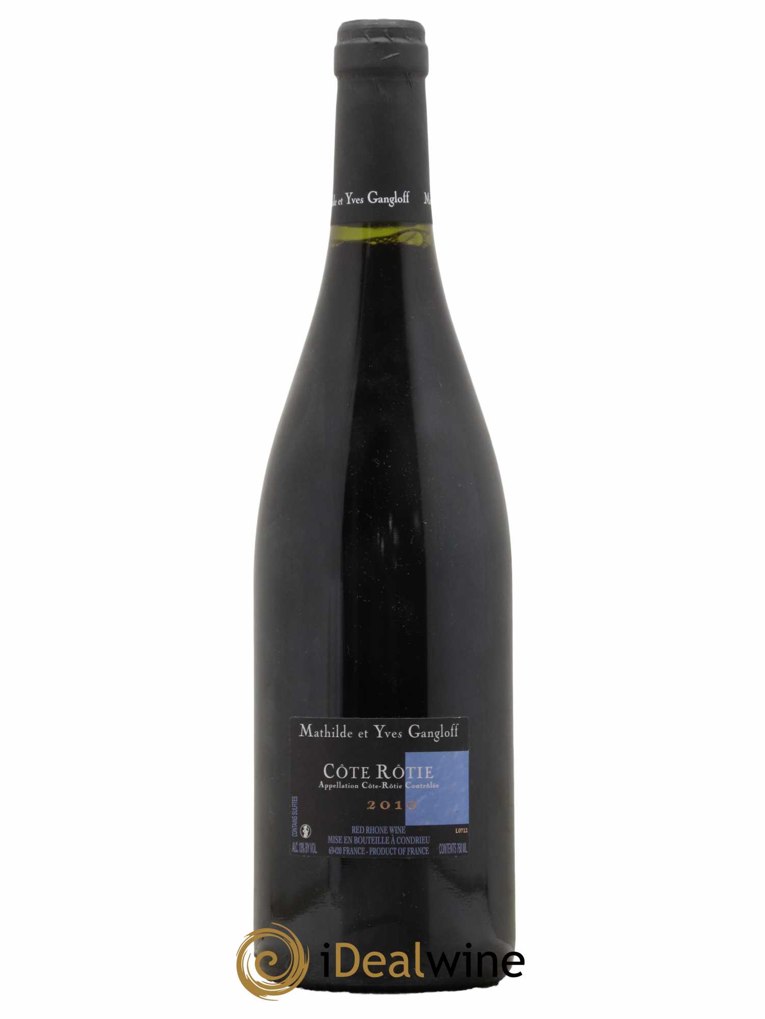 Côte-Rôtie La Barbarine Gangloff (Domaine)  2010 - Lot de 1 Bouteille