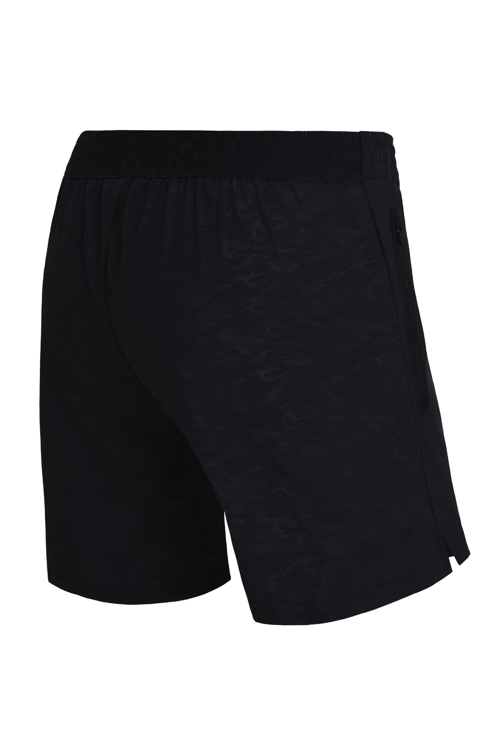 TCA 3/4-Hose TCA Herren Elite Tech Laufhose Gymshorts Trainingsshorts - Schwarz, S