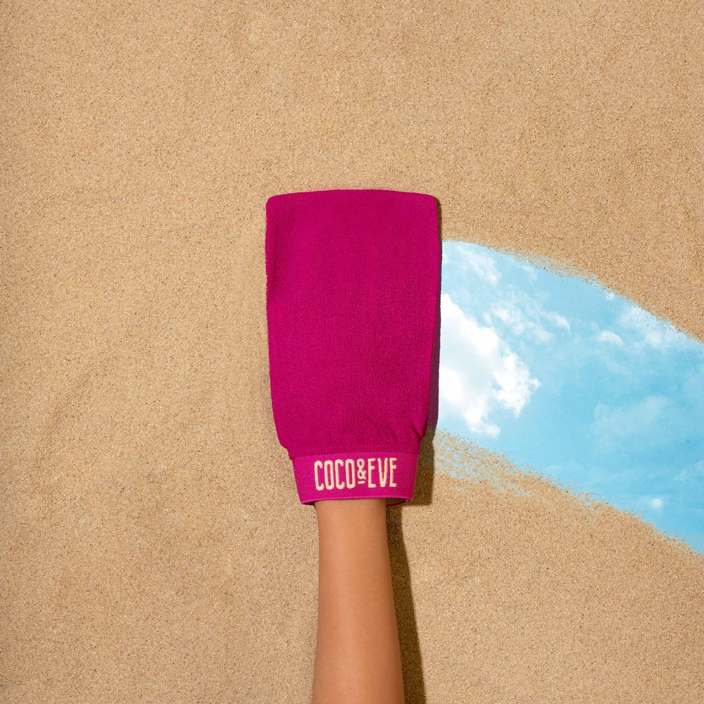 coco & eve Sunny Honey Express Exfoliating Mitt Gant de bronzage
