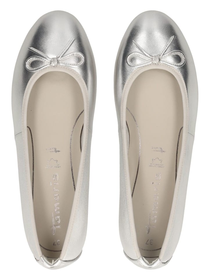 Tamaris Ballerinas in Silber günstig kaufen 37
