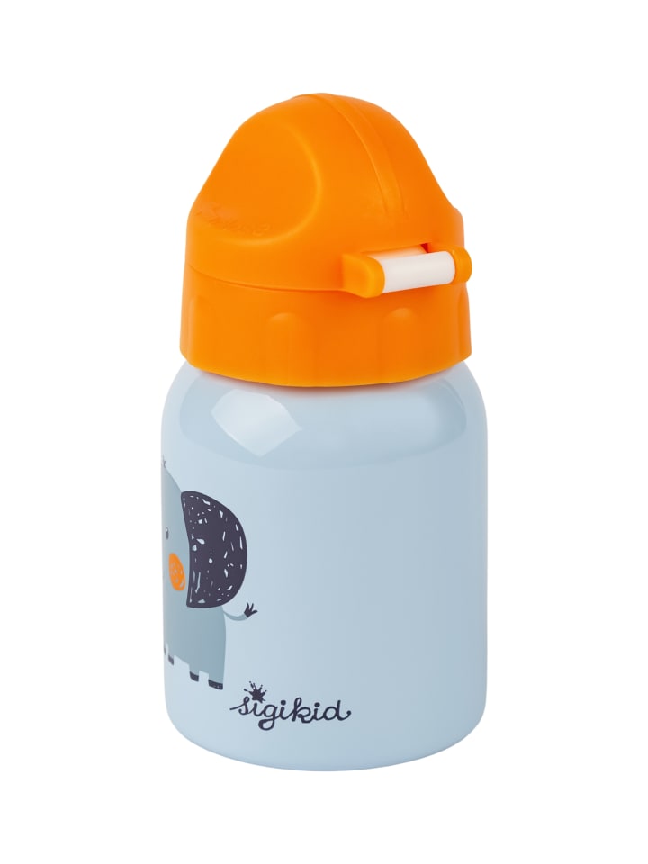 Sigikid Kindergarten-Set Trinkflasche & Brotdose in Blau Elefant günstig kaufen onesize