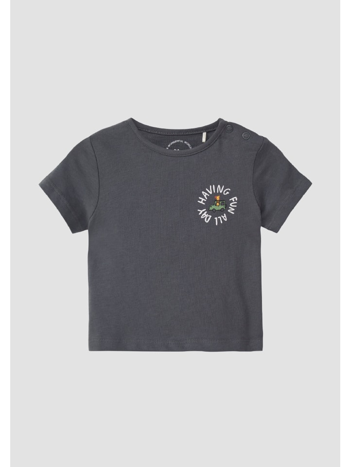 s.Oliver T-Shirt kurzarm in Grau günstig kaufen
