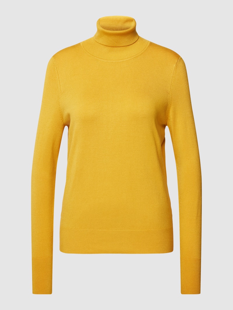 Longsleeve mit Rollkragen in messing