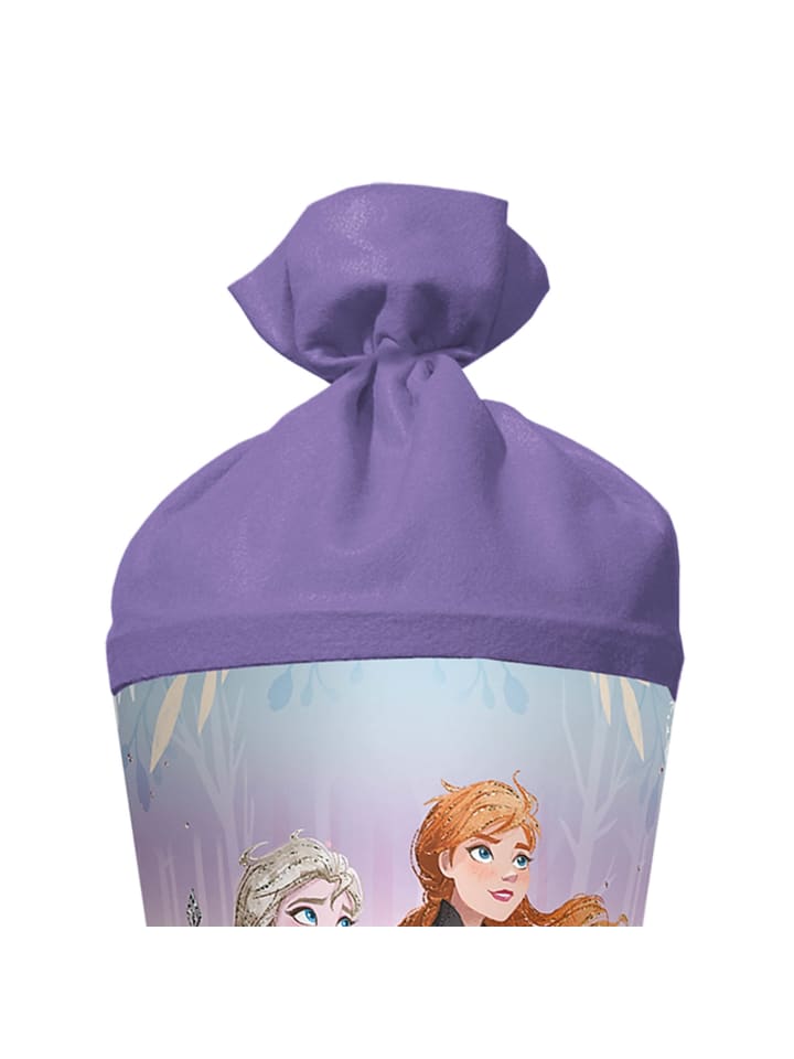 ROTH Schultüte groß Disney Frozen 70 cm Glitter in Lila günstig kaufen onesize
