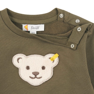 Sweatshirt, khaki für Jungs
