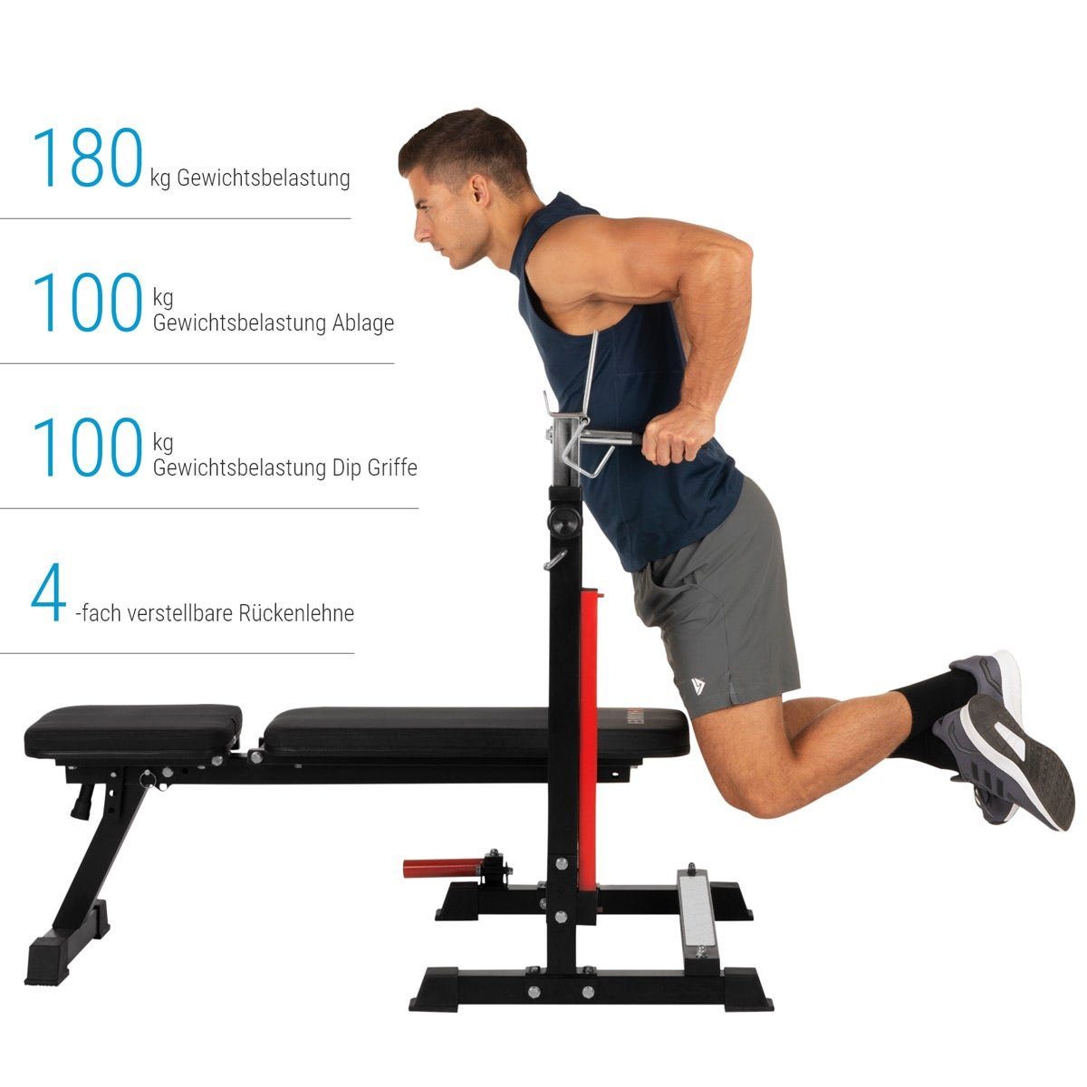 Hammer Trainingsbank Force 4.0 inkl. Rack