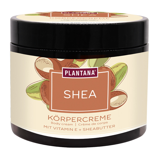 PLANTANA Shea Körpercreme Sheabutter m.Vitamin-E  500 ml  Creme
