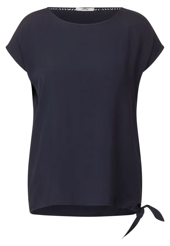 CECIL Bluse mit Knotendetail