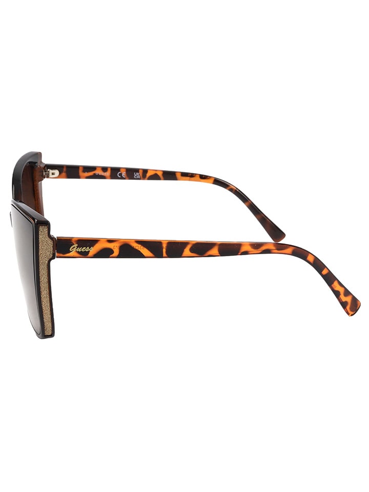 Guess Damen-Sonnenbrille in Braun günstig kaufen 63