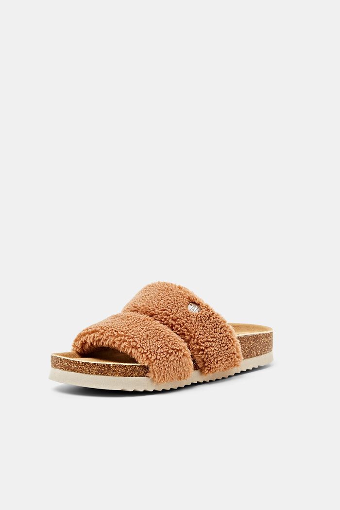Pantolette in Fell-Optik
