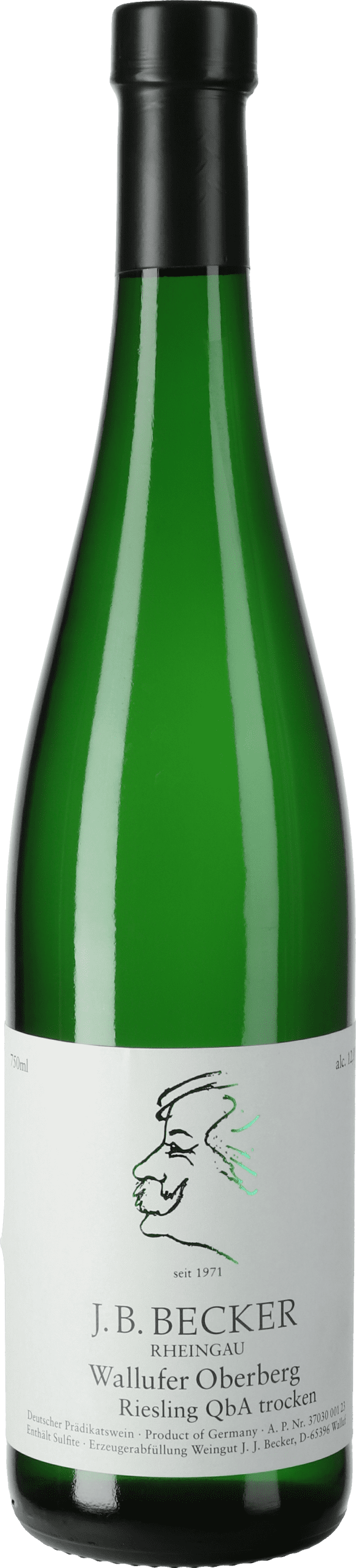 J. B. Becker: Riesling Wallufer Oberberg Qualitätswein 2020