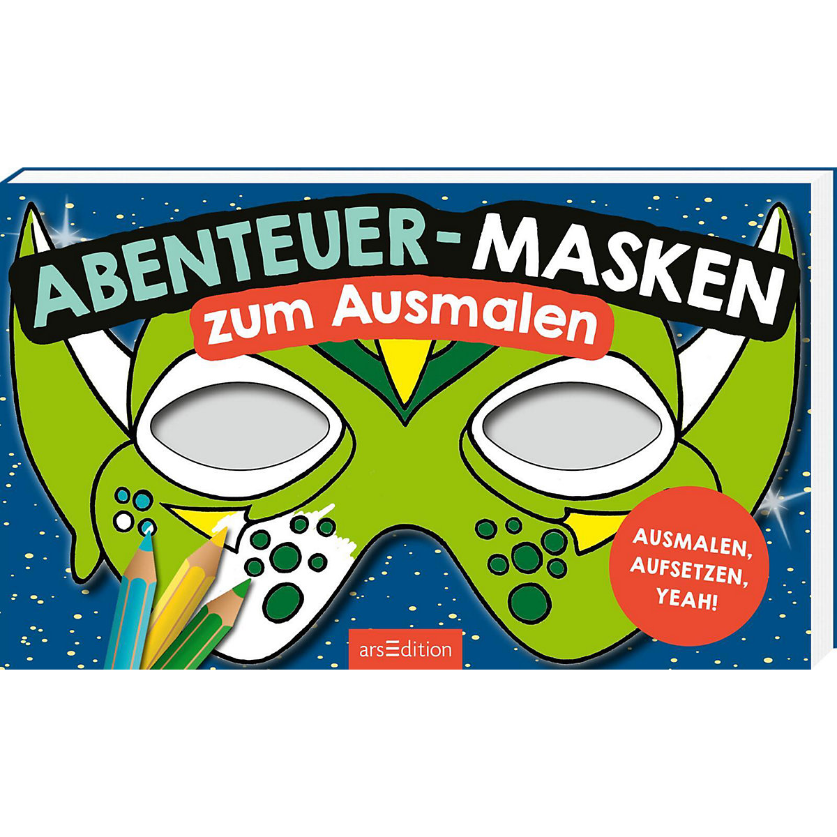Abenteuer-Masken zum Ausmalen