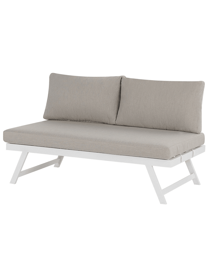 Beliani 2-tlg Lounge Set COCCORINO in Grau/Weiß günstig kaufen onesize