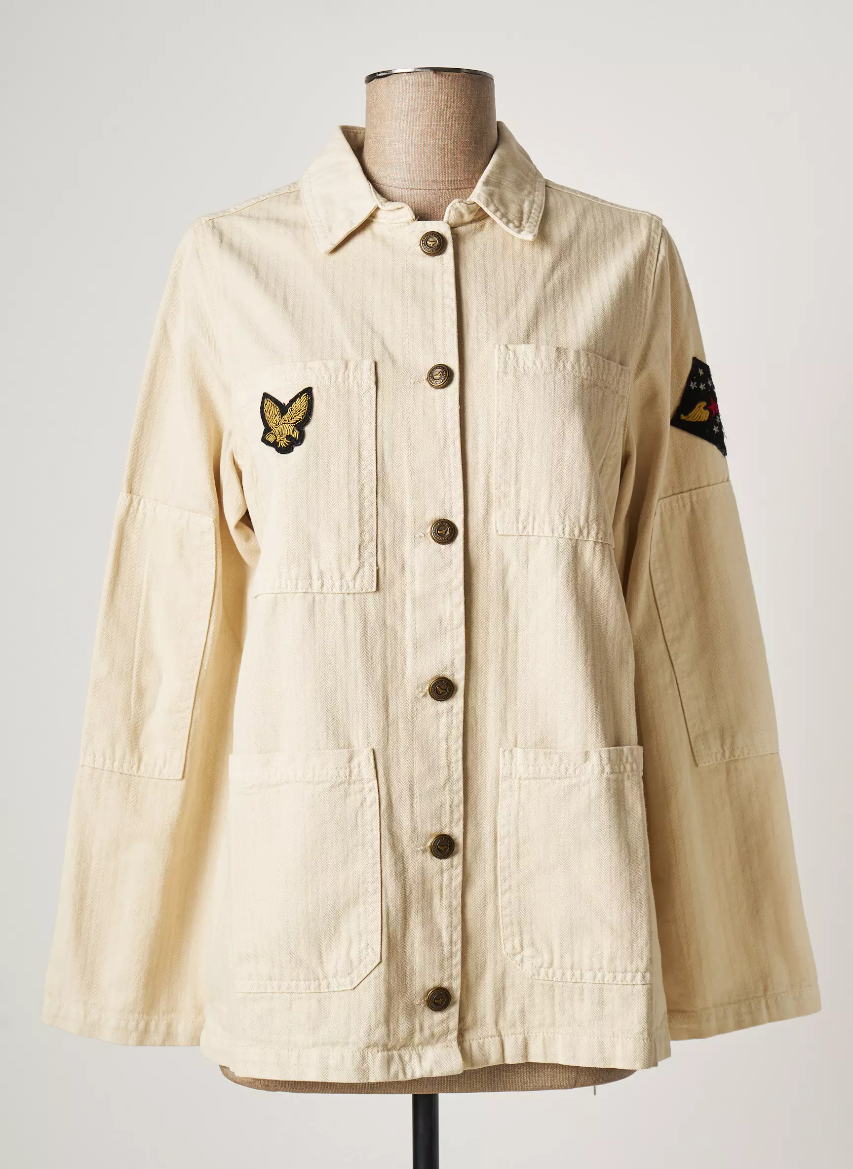Five Vestecasual Femme couleur beige