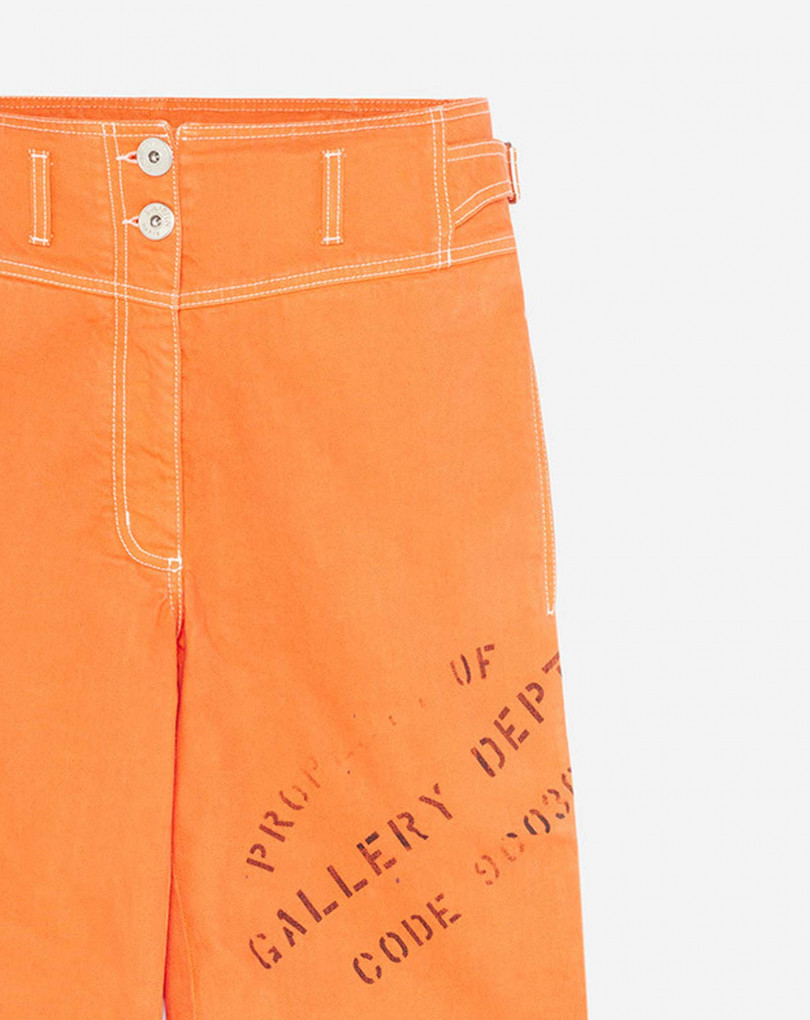 PANTALON DENIM TAILLE HAUTE GALLERY DEPT. X LANVIN