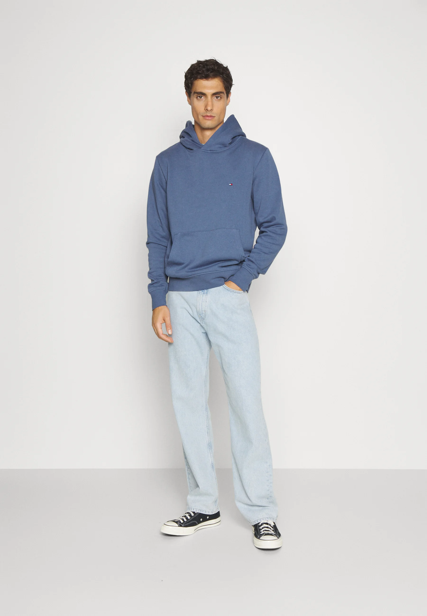 Sudadera con capucha y logo de la bandera de Tommy Hilfiger