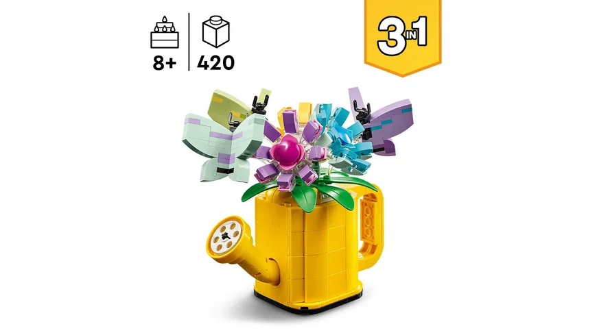 LEGO Creator 3in1 31149 Gießkanne mit Blumen