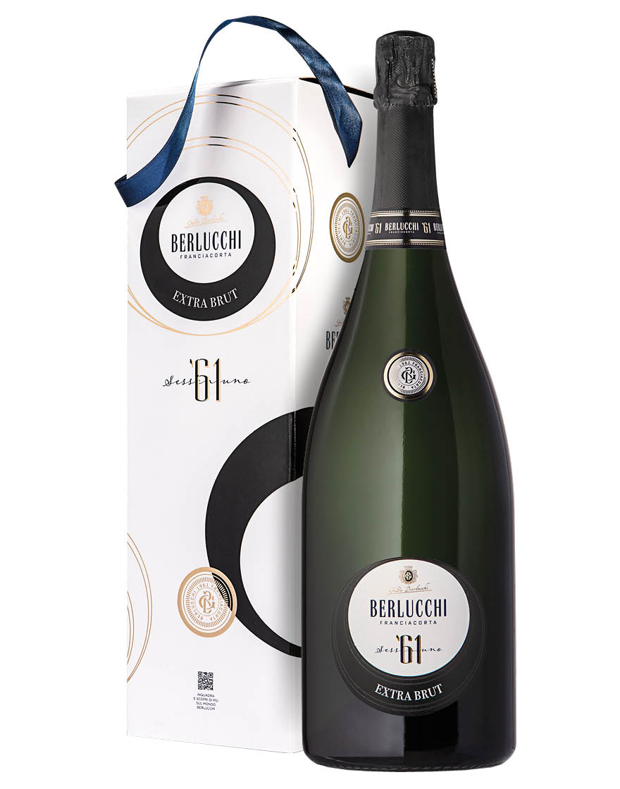 Franciacorta DOCG Extra Brut '61 Berlucchi Magnum 1,5 ℓ, En Étui