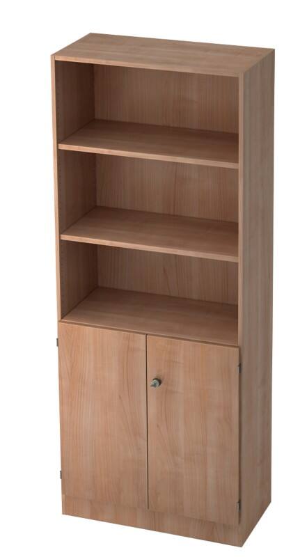 Hammerbacher Regalschrank SG 6770 Nussbaum 800 x 420 x 2.004 mm