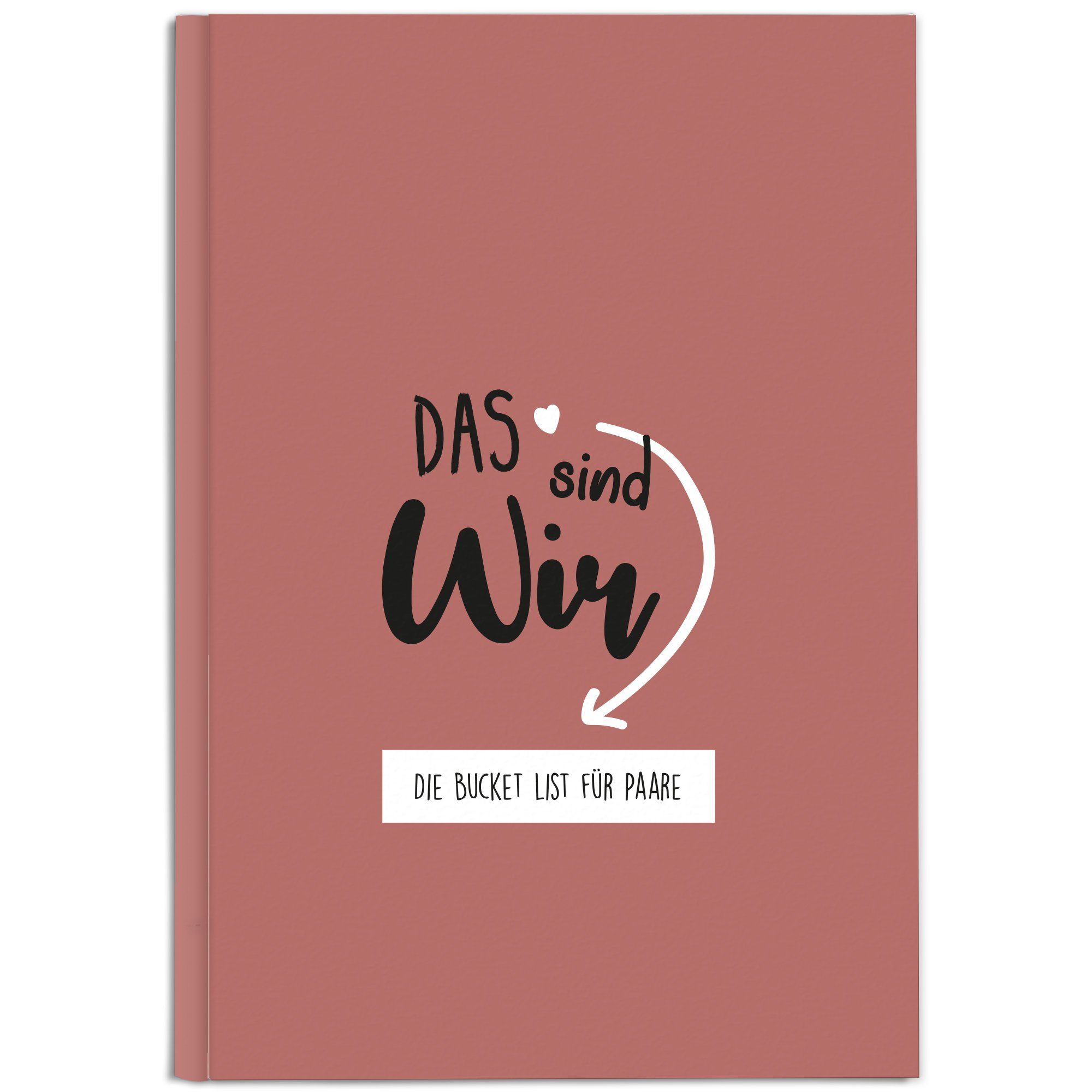 CUPCAKES & KISSES Notizbuch Bucket List Buch für Paare, Geschenk für Sie & Ihn, Geschenke für Paare und Partner, Geschenk für