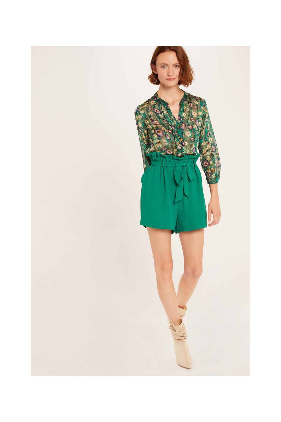 Morgan Shorts 1 Femme couleur vert