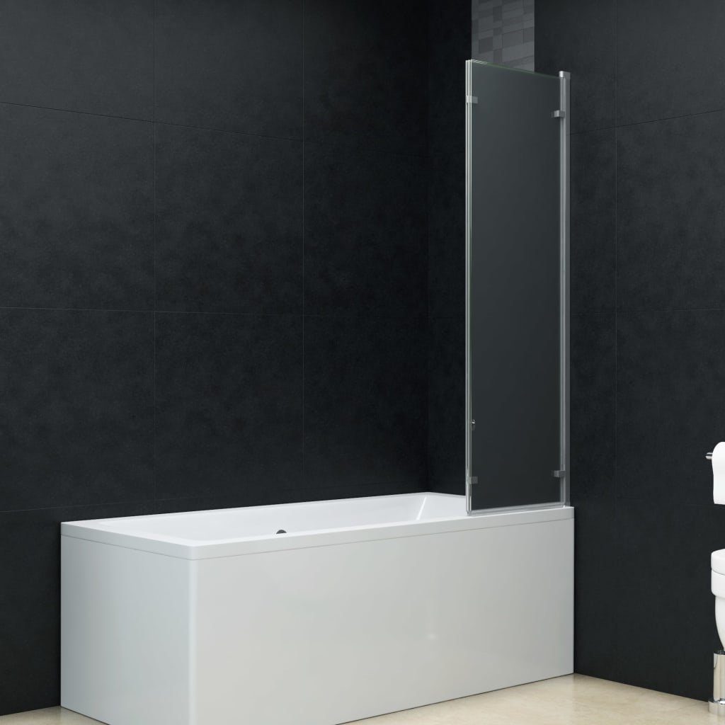 DOTMALL Badewannenfaltwand Einscheibensicherheitsglas, (3 tlg), Spritzschutzwand für Badewanne