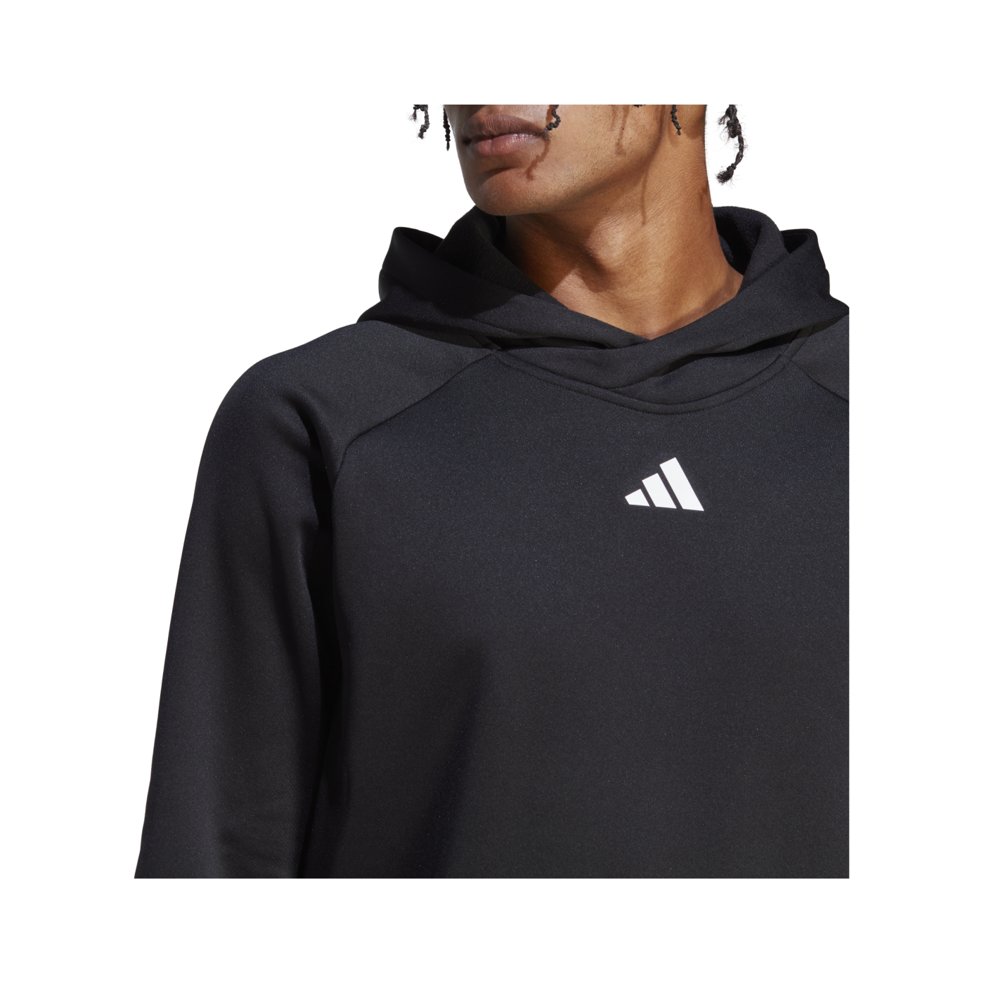 adidas 3-Stripes Hoody Schwarz Blau Rot